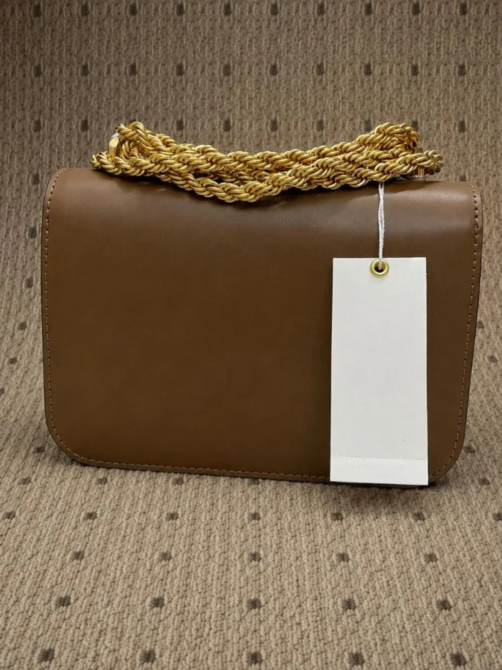 Brown Tory Burch Eleanor Convertible Shoulder Bag